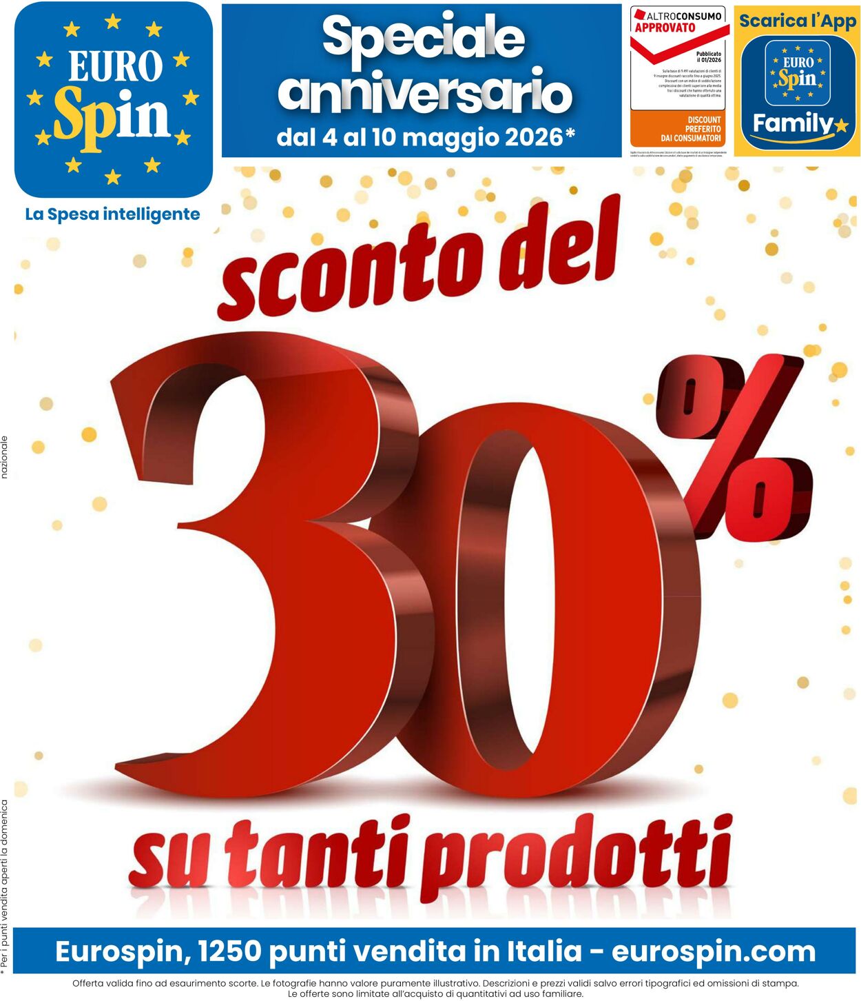 Volantino Eurospin 04.05.2026 - 10.05.2026