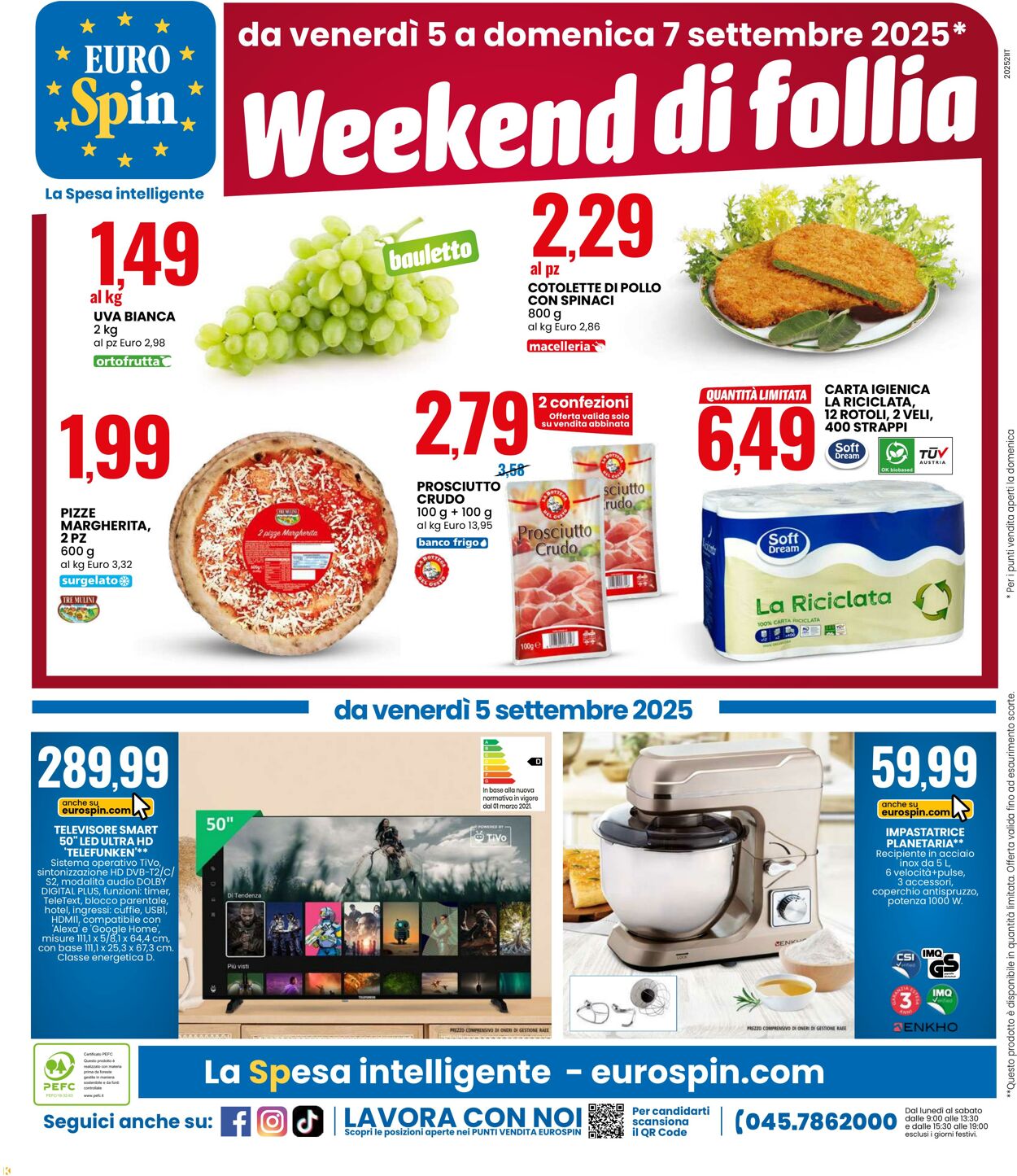 Volantino Eurospin 25.08.2025 - 07.09.2025