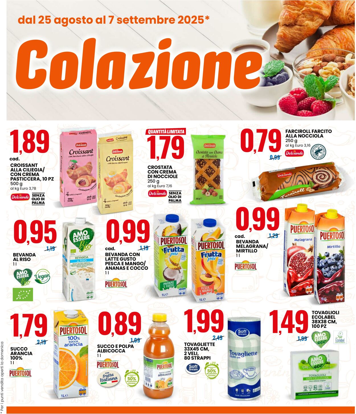Volantino Eurospin 25.08.2025 - 07.09.2025