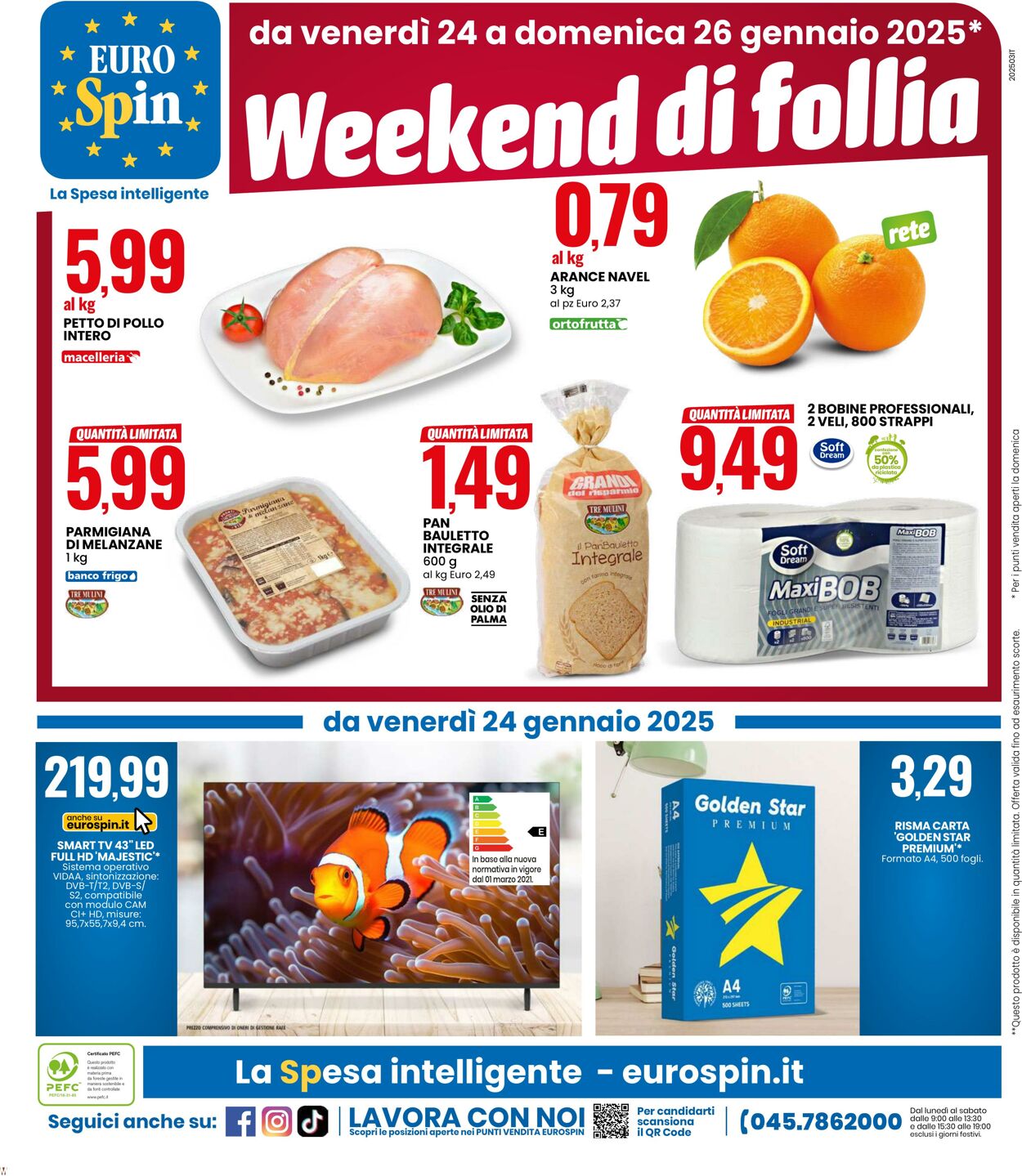 Volantino Eurospin 16.01.2025 - 26.01.2025