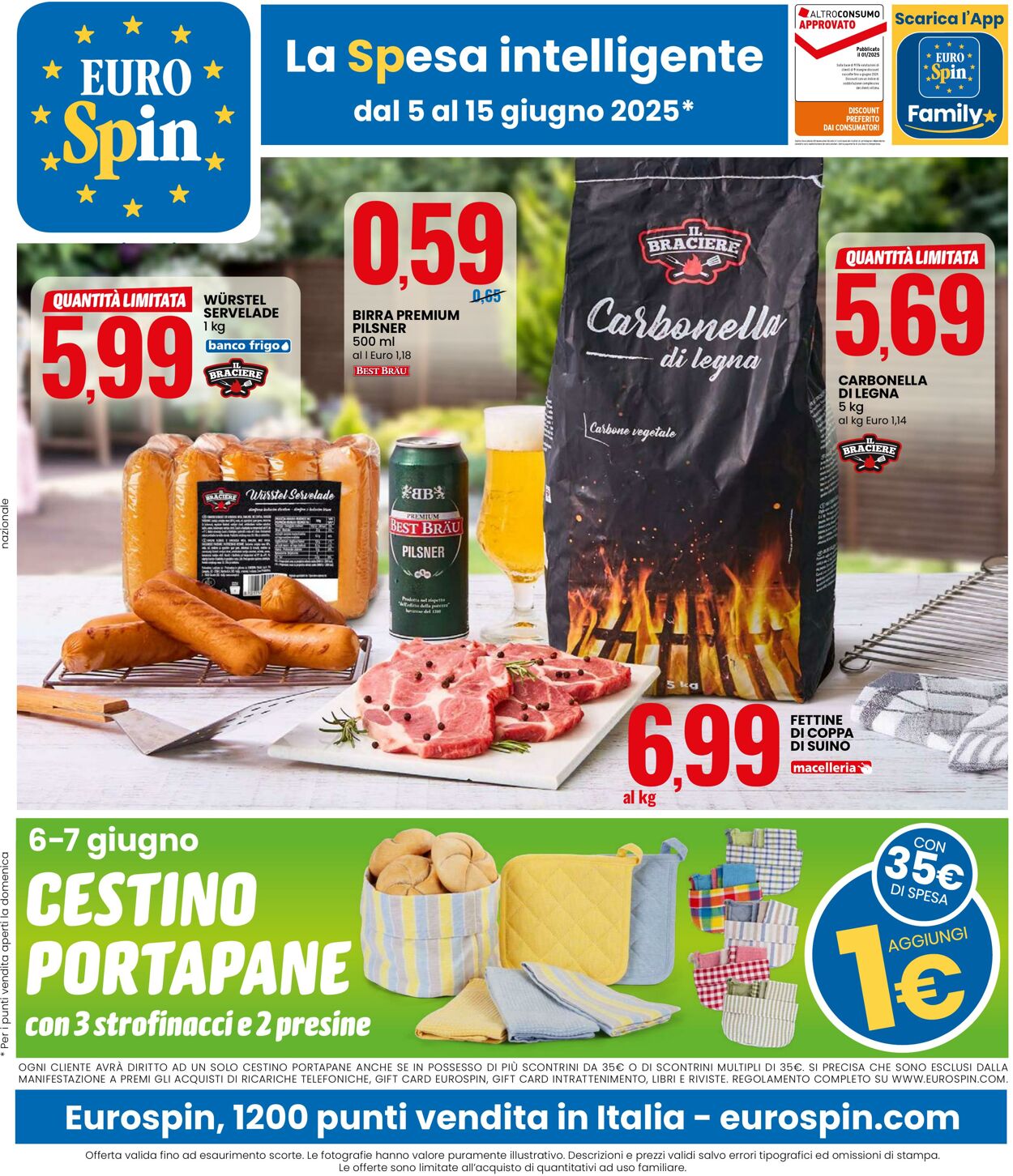 Volantino Eurospin 05.06.2025 - 15.06.2025