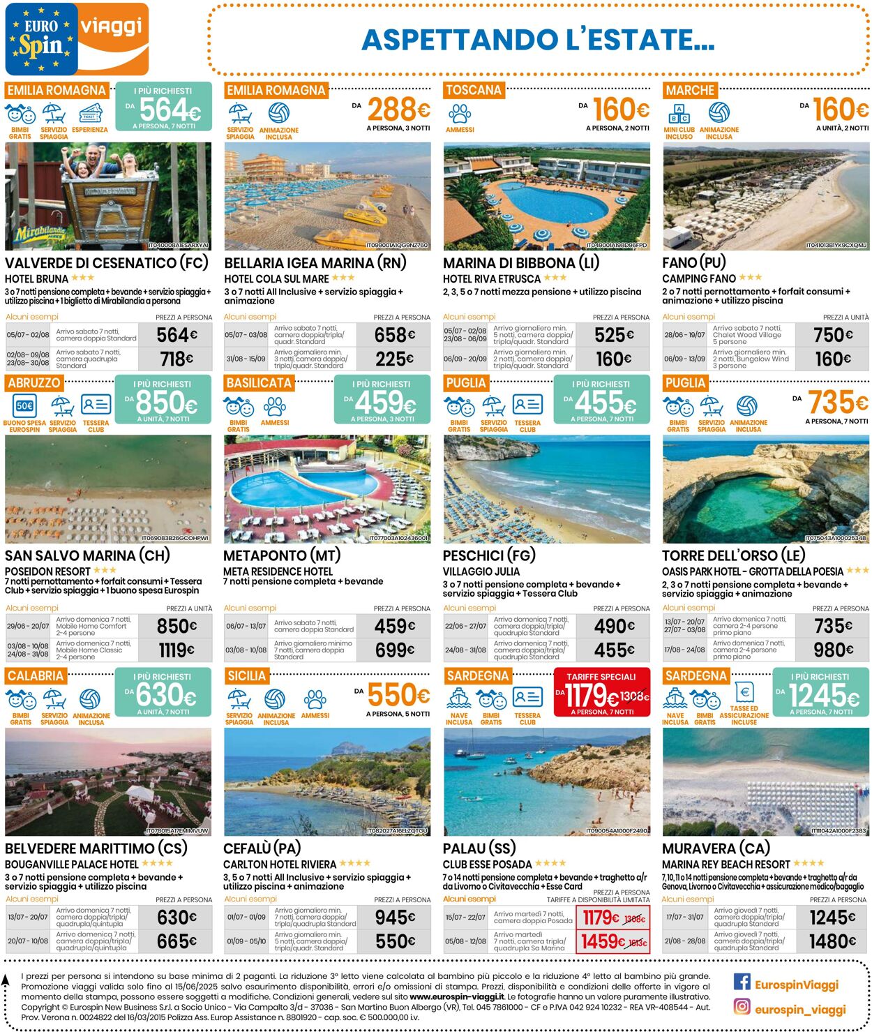 Volantino Eurospin 05.06.2025 - 15.06.2025