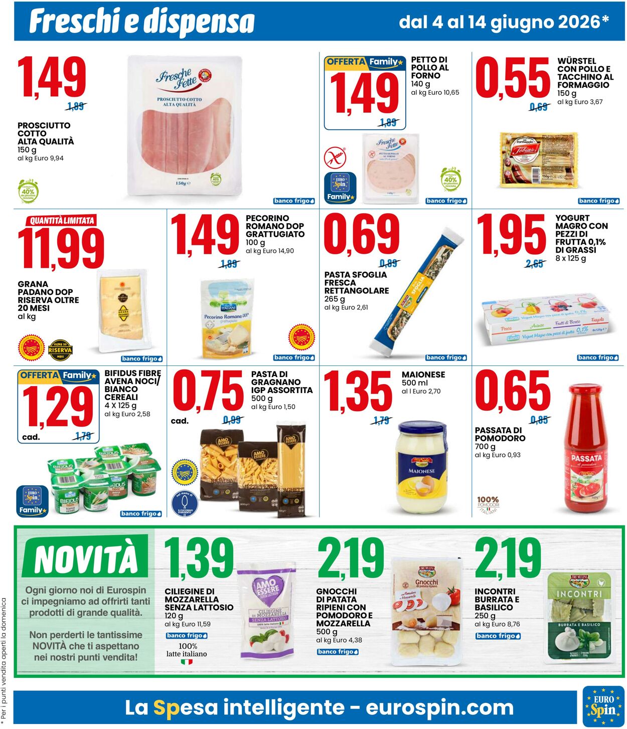 Volantino Eurospin 04.06.2026 - 14.06.2026