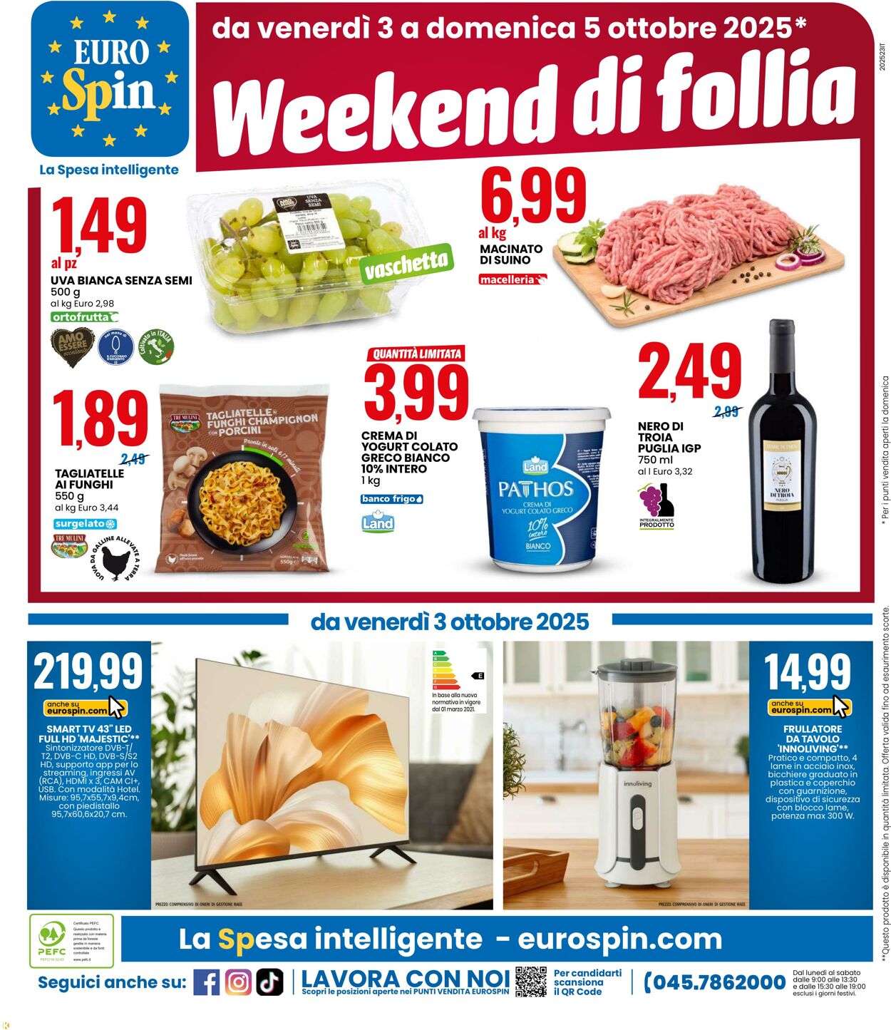 Volantino Eurospin 25.09.2025 - 05.10.2025