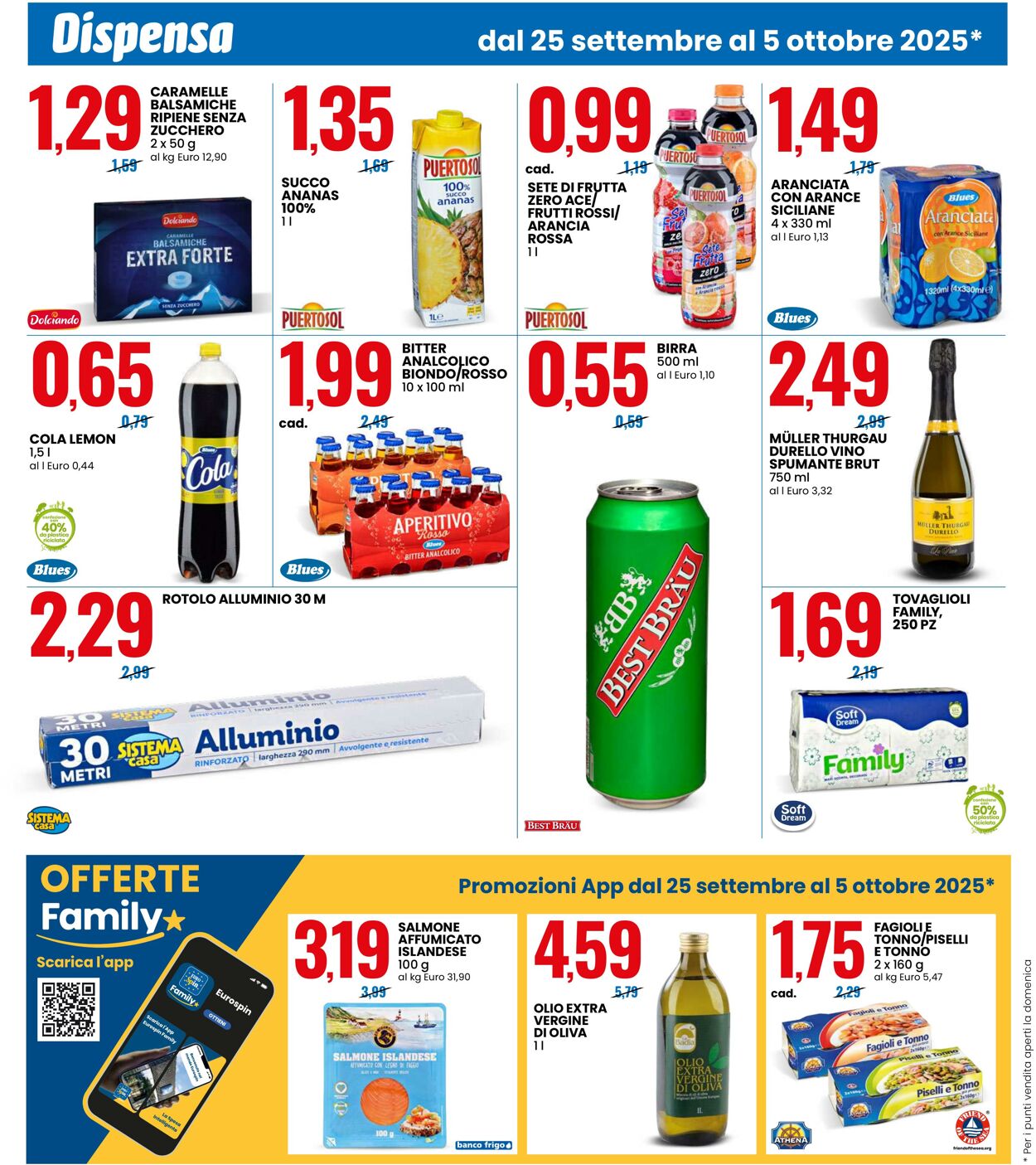 Volantino Eurospin 25.09.2025 - 05.10.2025