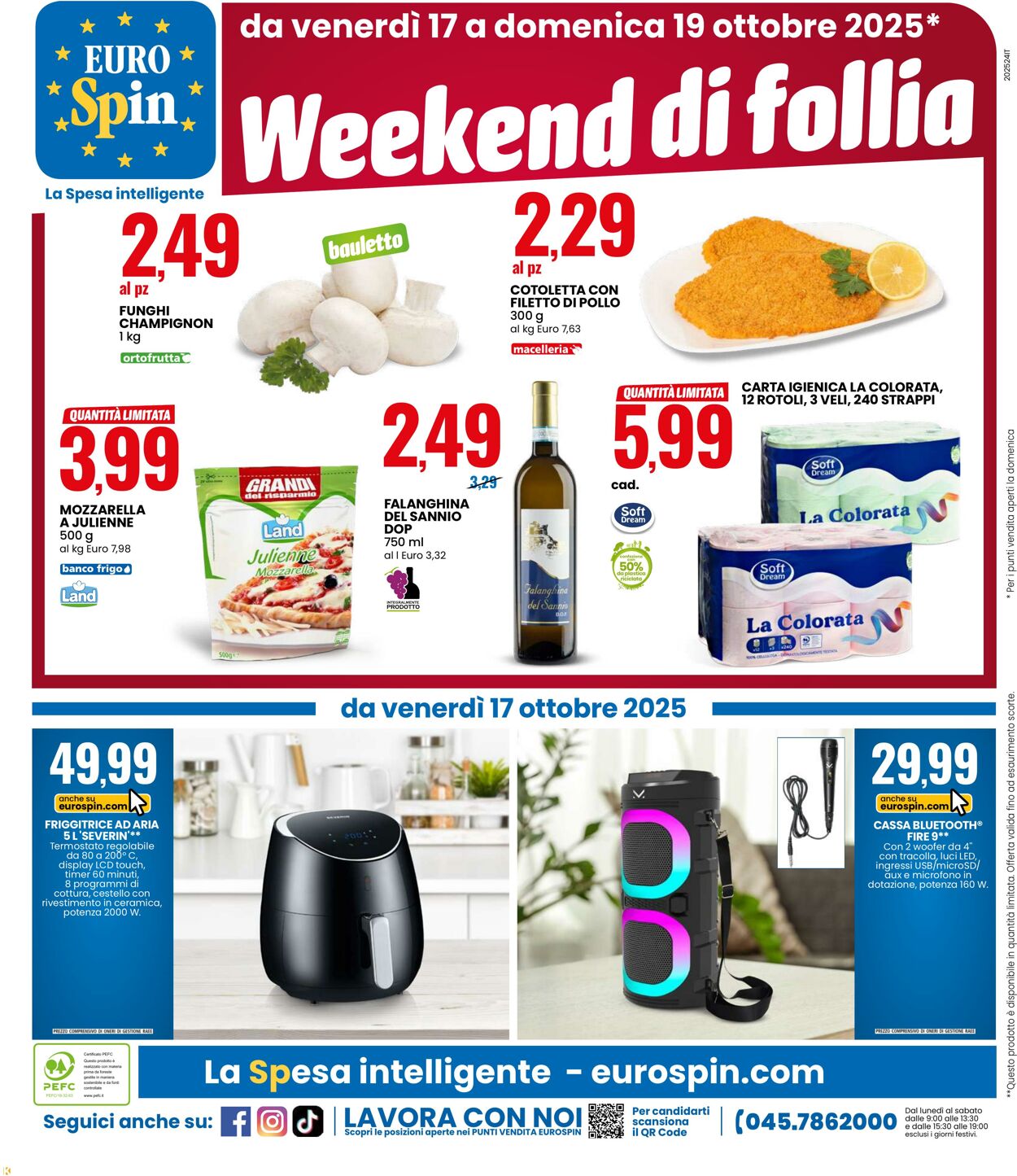 Volantino Eurospin 09.10.2025 - 19.10.2025