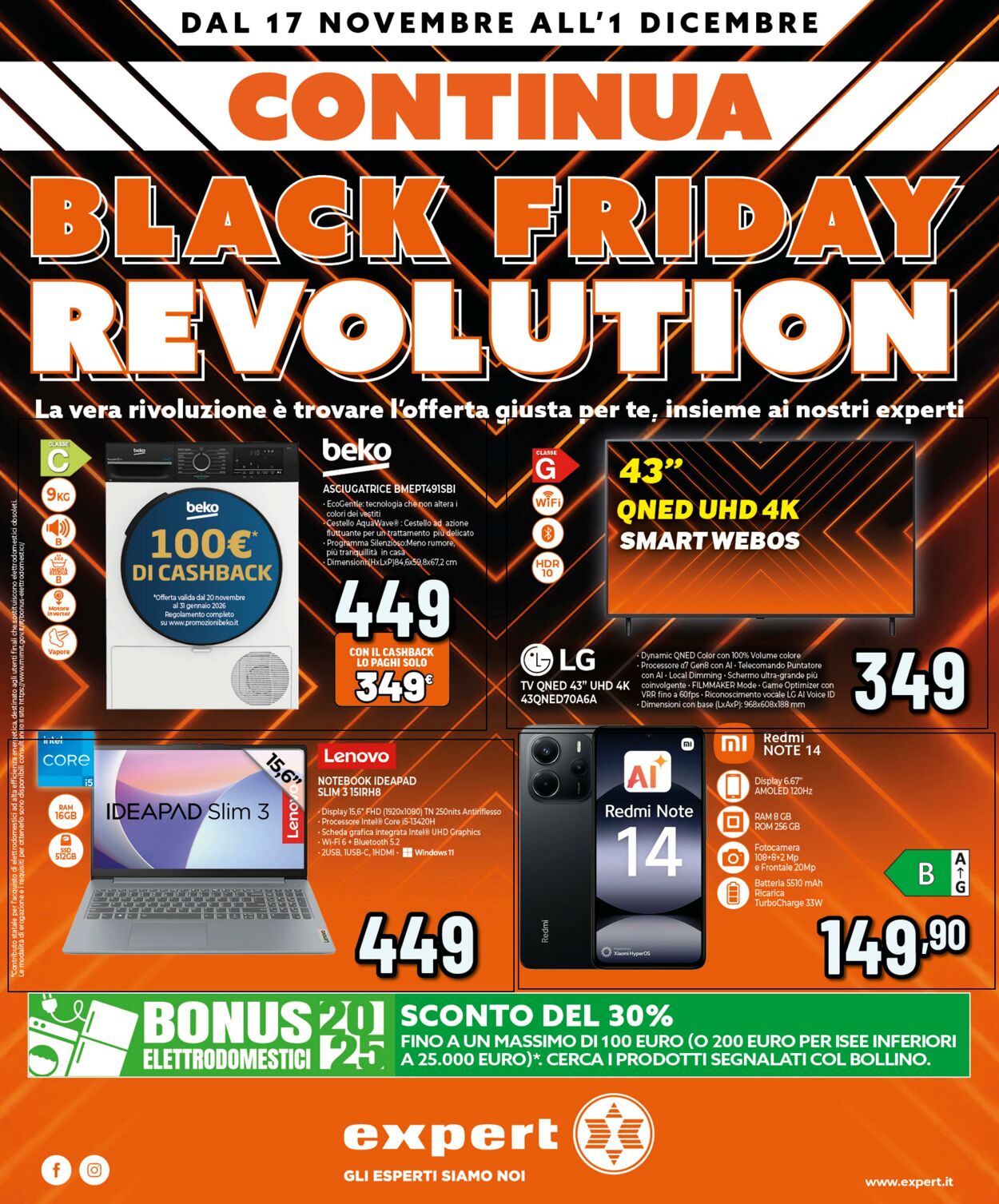 Volantino Expert 17.11.2025 - 01.12.2025