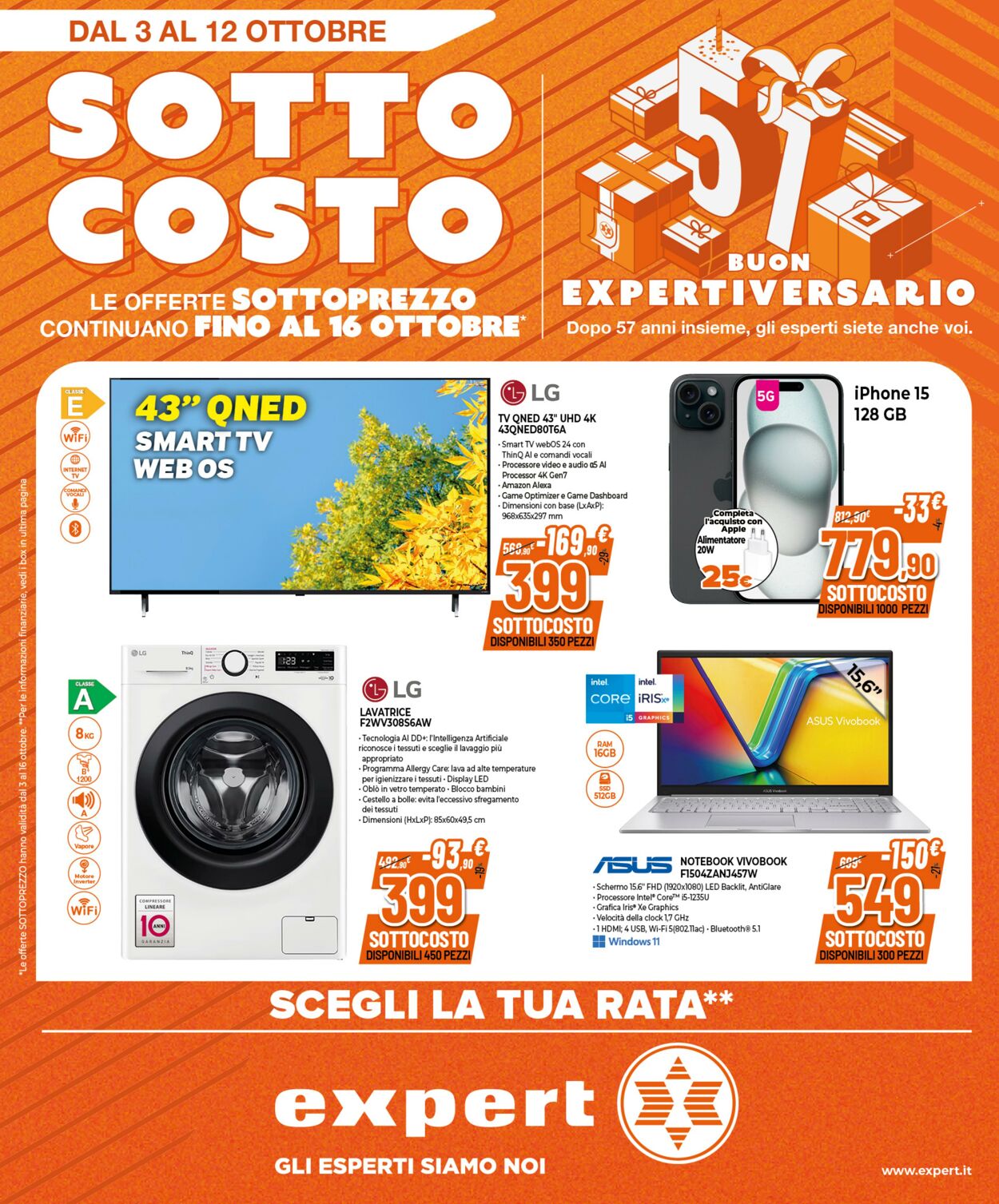 Volantino Expert 03.10.2024 - 16.10.2024