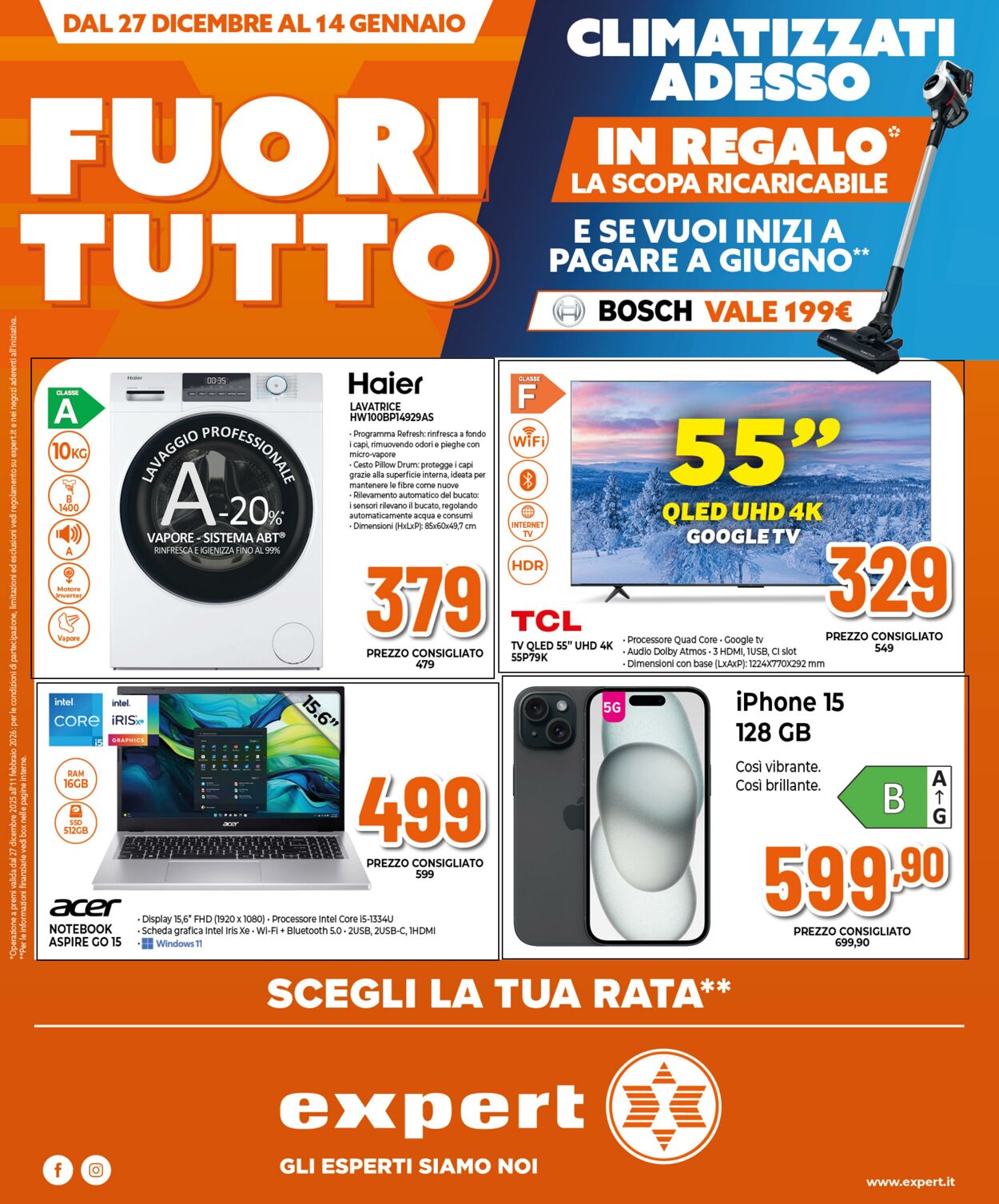 Volantino Expert 27.12.2025 - 14.01.2026