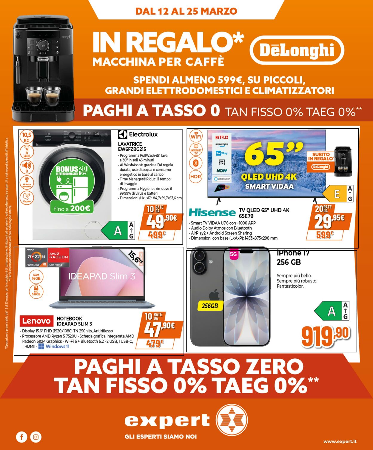 Volantino Expert 12.03.2026 - 20.03.2026