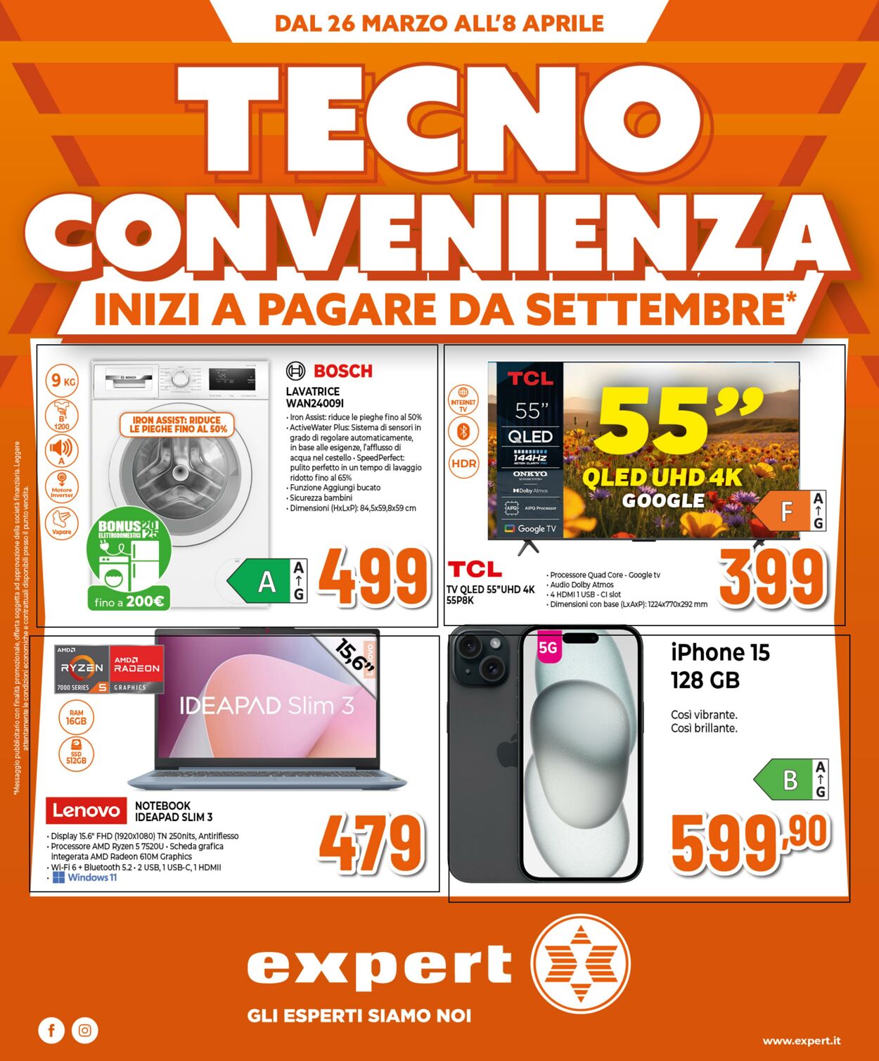 Volantino Expert 26.03.2026 - 03.04.2026