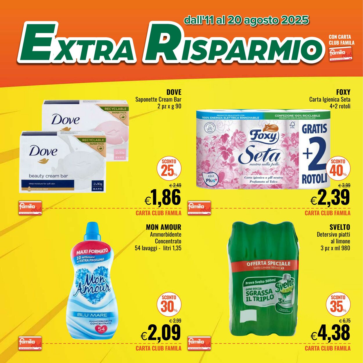 Volantino Famila 11.08.2025 - 20.08.2025