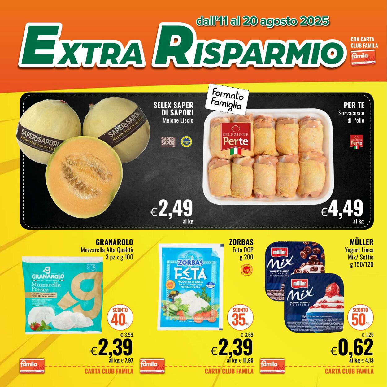 Volantino Famila 11.08.2025 - 20.08.2025