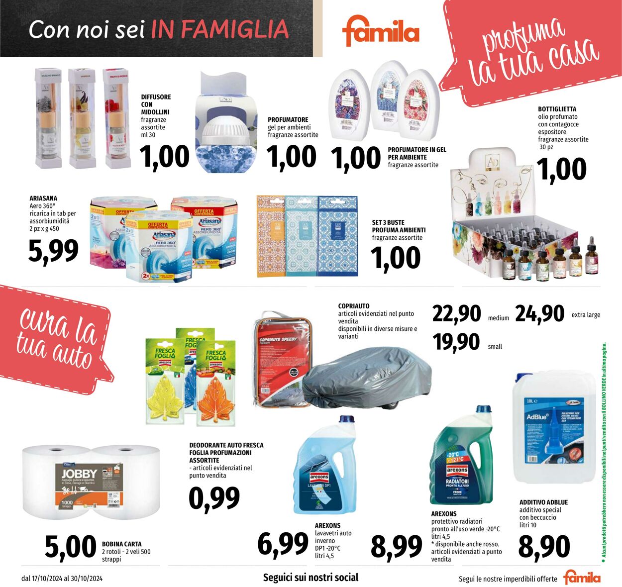 Volantino Famila 17.10.2024 - 30.10.2024