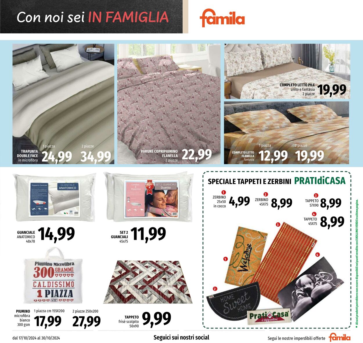 Volantino Famila 17.10.2024 - 30.10.2024