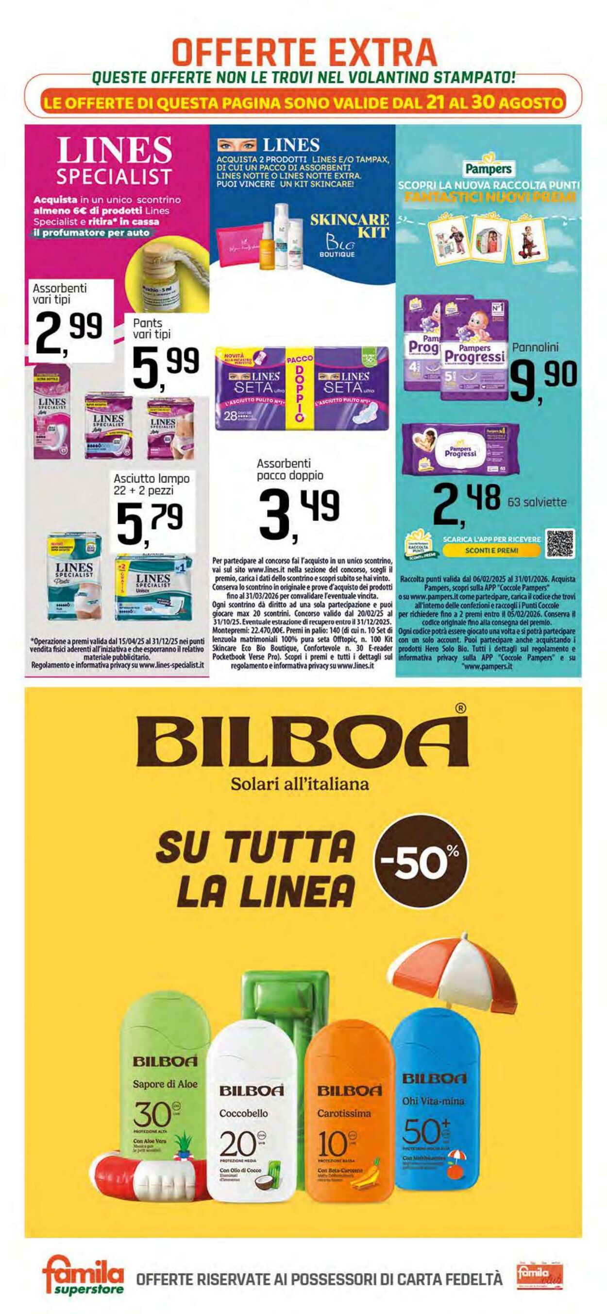 Volantino Famila 21.08.2025 - 30.08.2025