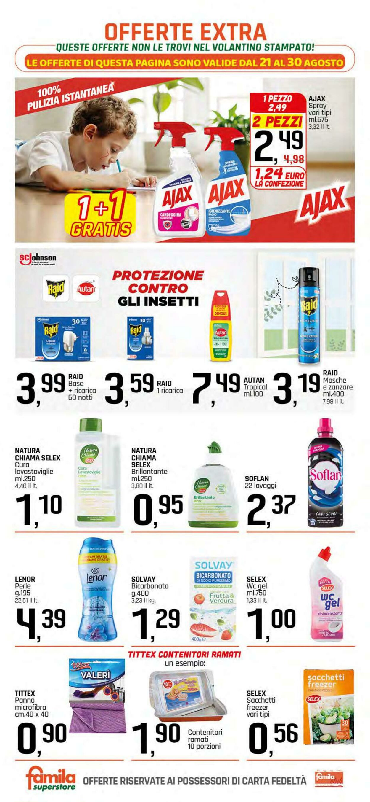 Volantino Famila 21.08.2025 - 30.08.2025