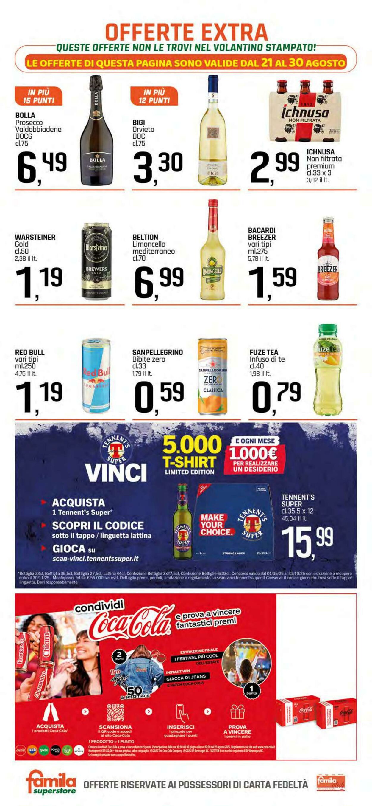 Volantino Famila 21.08.2025 - 30.08.2025