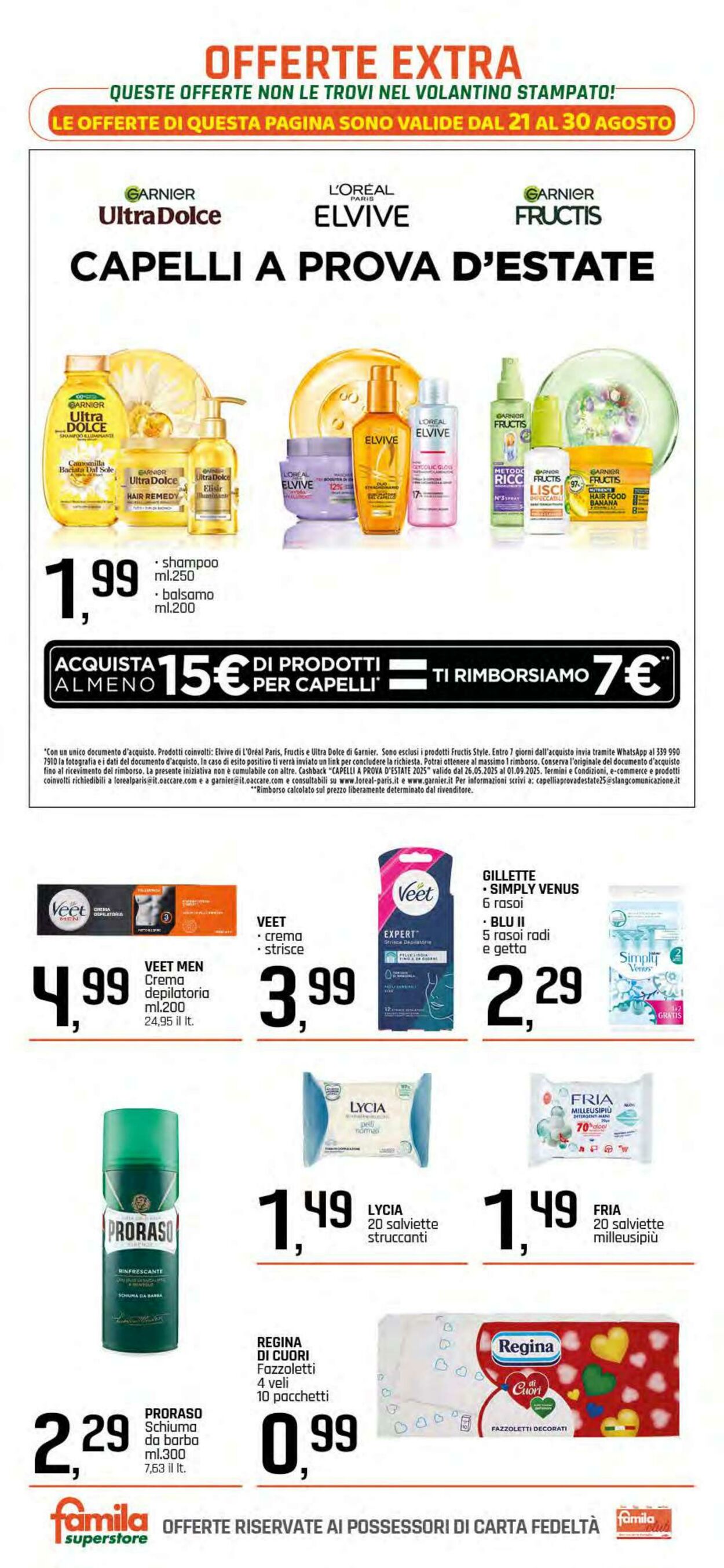 Volantino Famila 21.08.2025 - 30.08.2025
