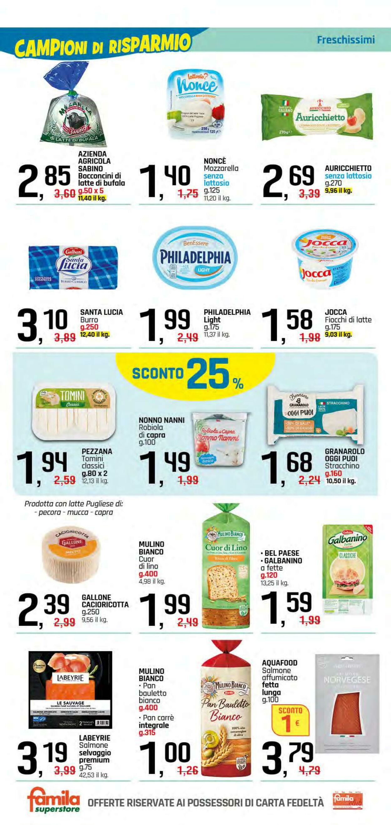Volantino Famila 21.08.2025 - 30.08.2025