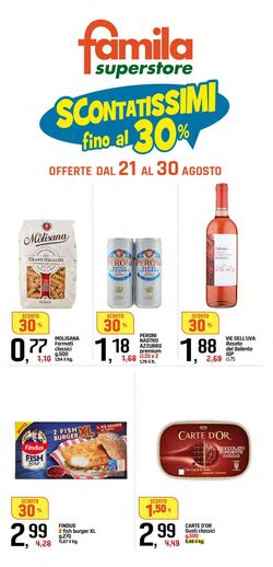 Volantino Famila 21.08.2025 - 30.08.2025