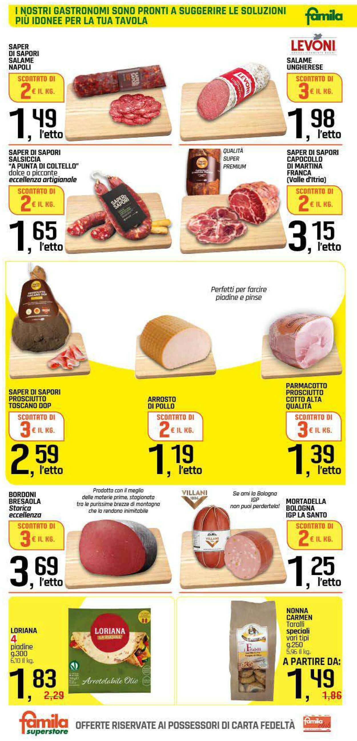 Volantino Famila 02.10.2025 - 11.10.2025