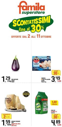 Volantino Famila 02.10.2025 - 11.10.2025