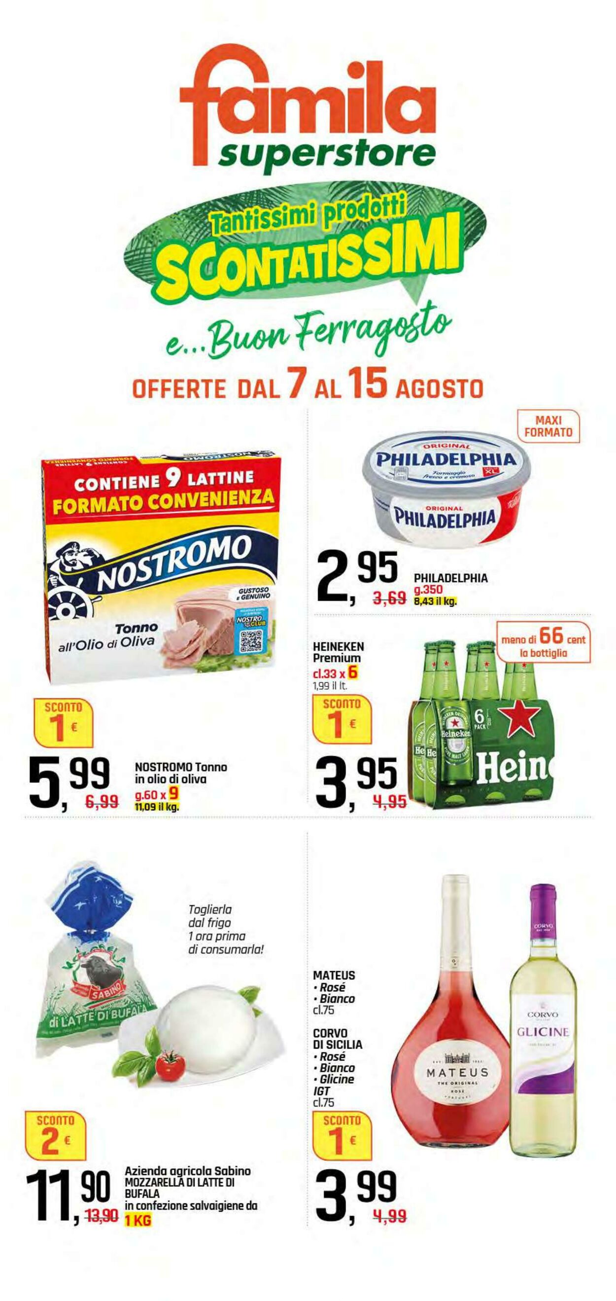 Volantino Famila 07.08.2025 - 15.08.2025