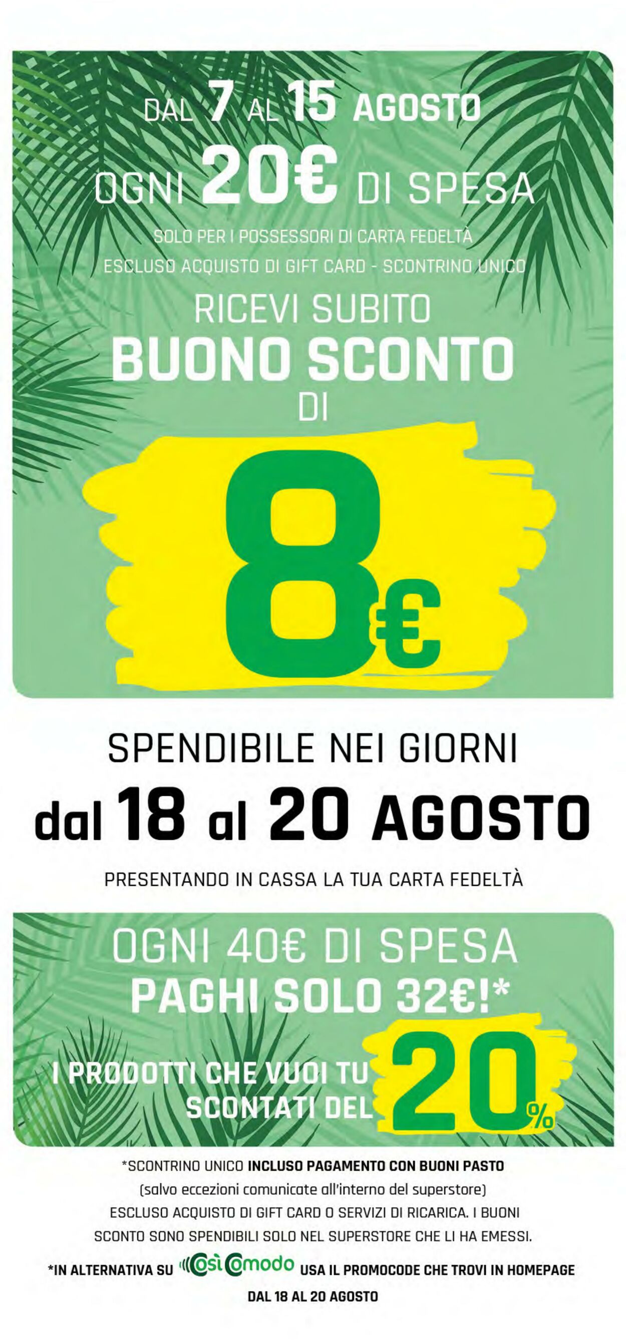 Volantino Famila 07.08.2025 - 15.08.2025