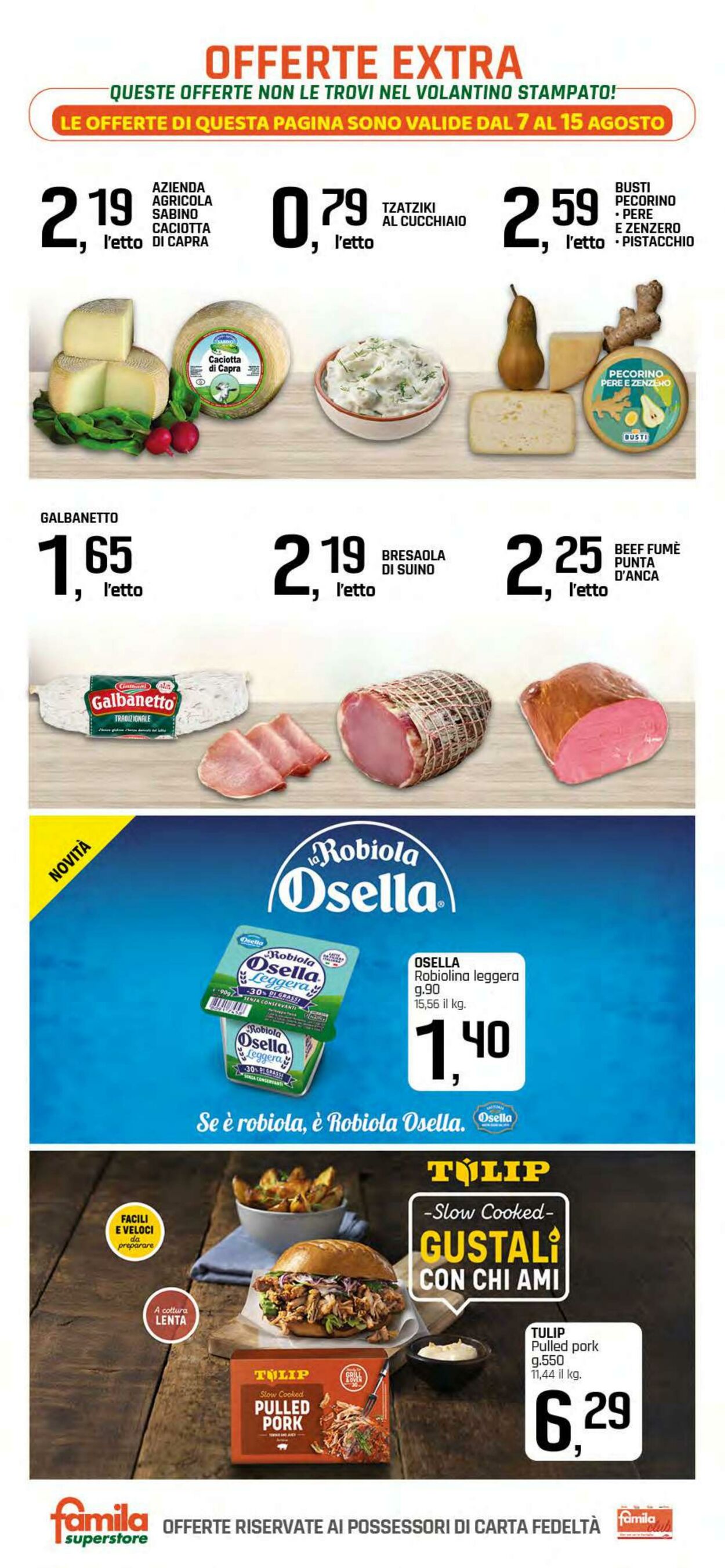 Volantino Famila 07.08.2025 - 15.08.2025