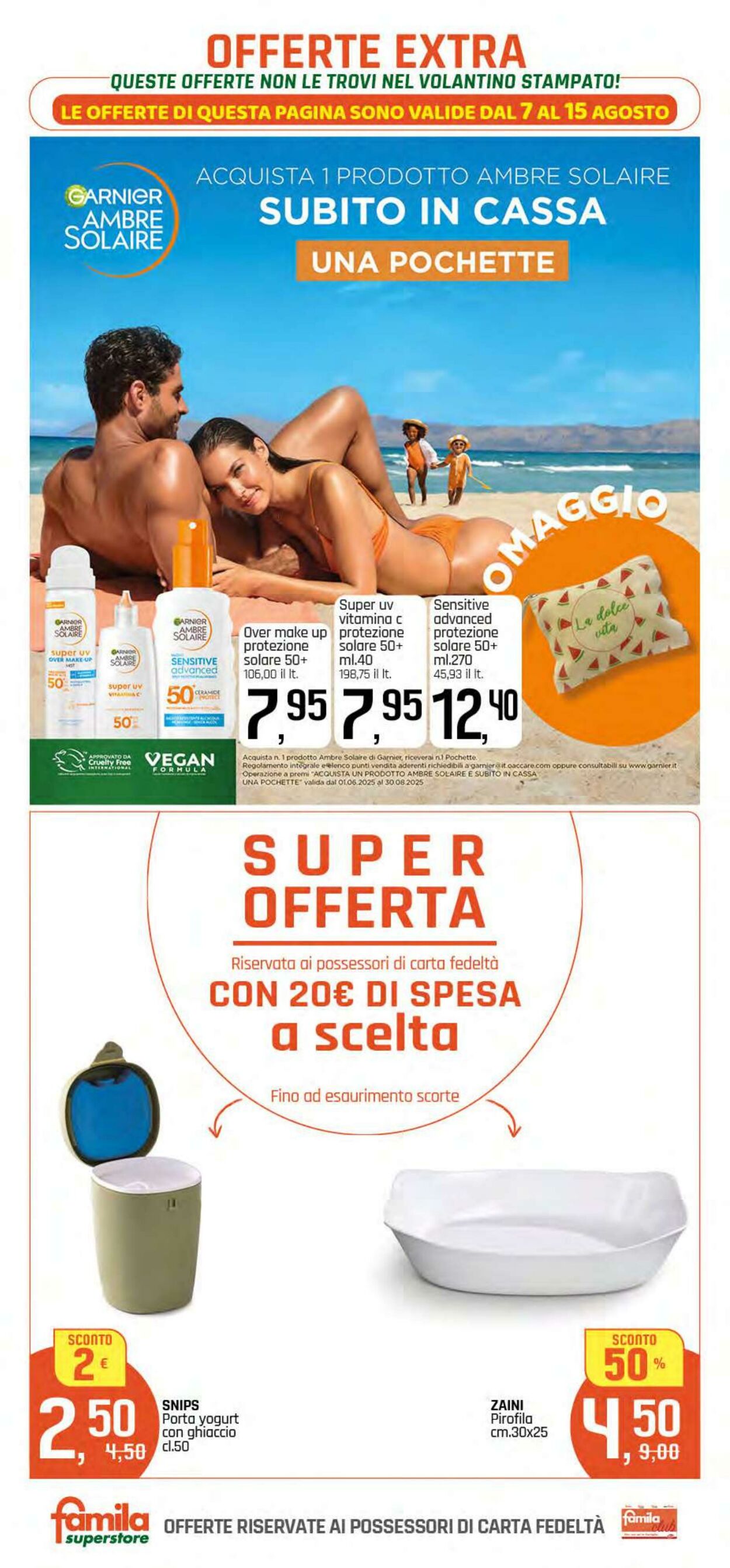 Volantino Famila 07.08.2025 - 15.08.2025