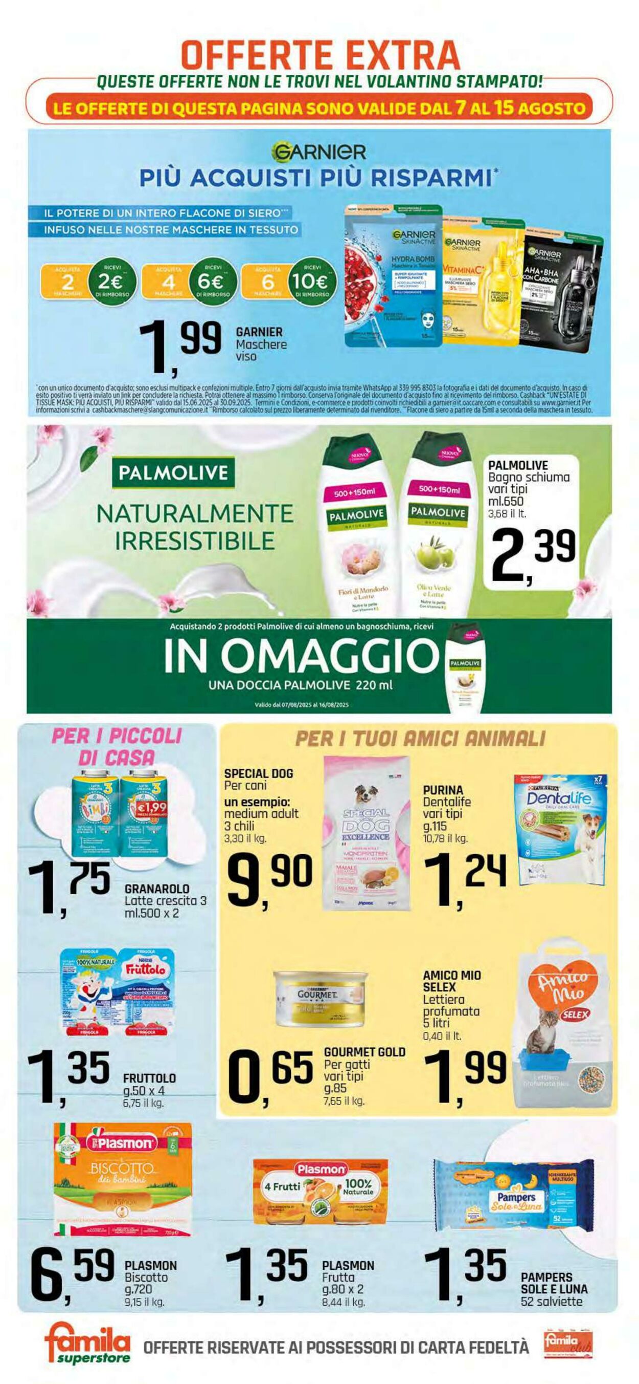 Volantino Famila 07.08.2025 - 15.08.2025