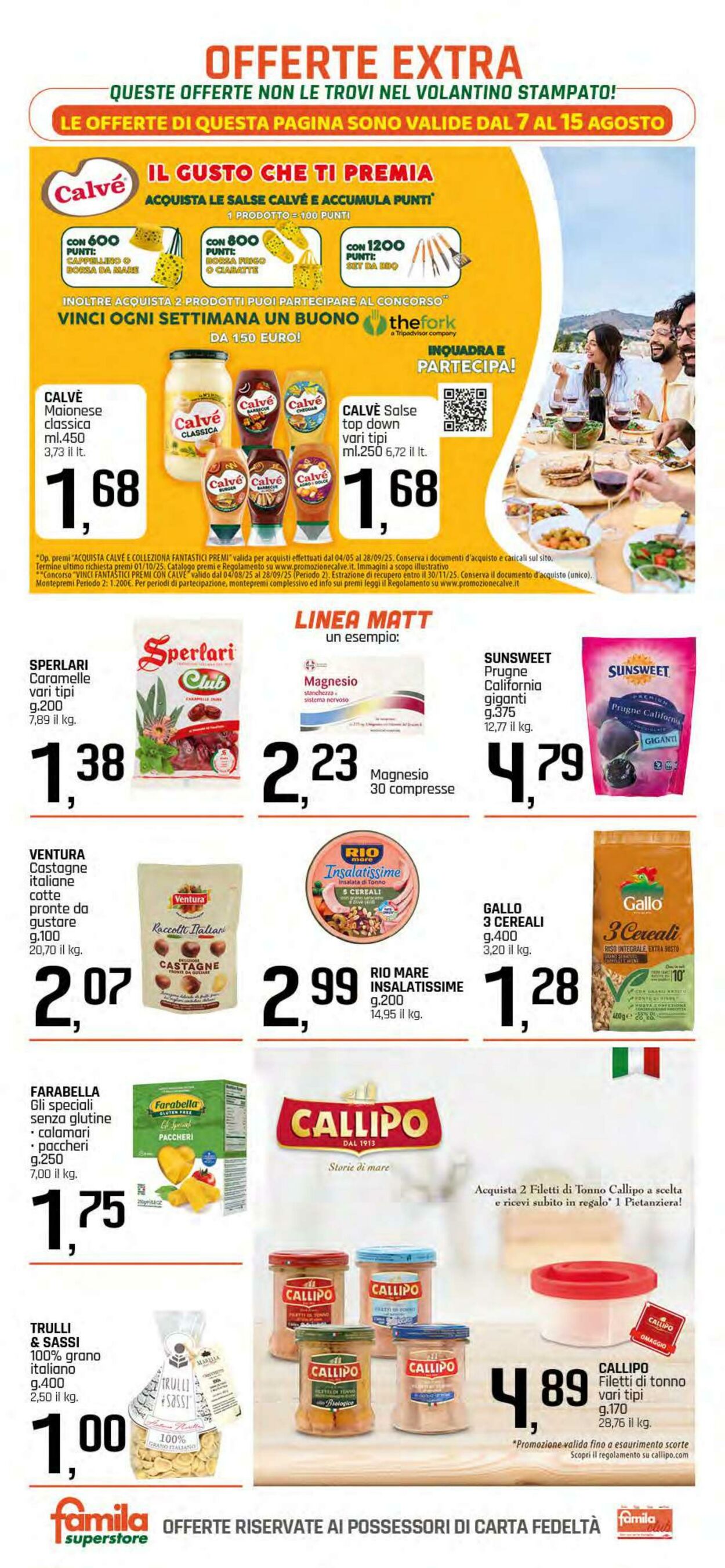 Volantino Famila 07.08.2025 - 15.08.2025