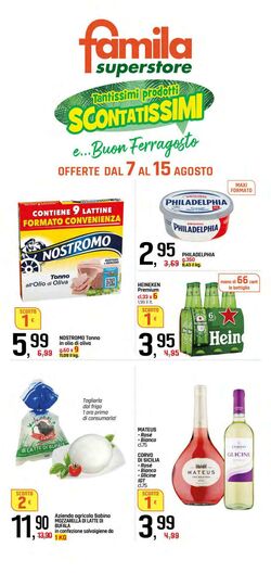 Volantino Famila 07.08.2025 - 15.08.2025