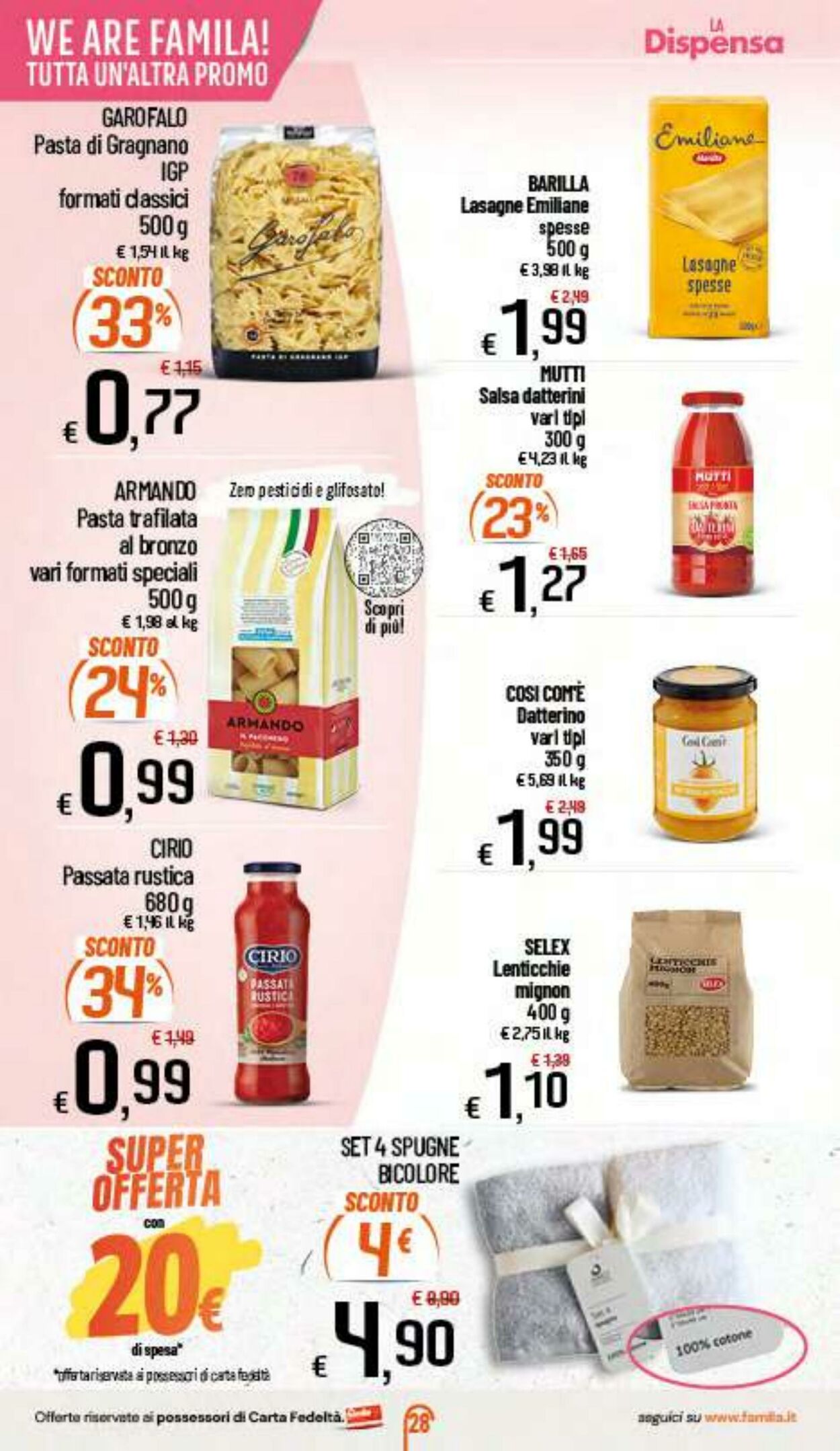 Volantino Famila 26.03.2026 - 04.04.2026