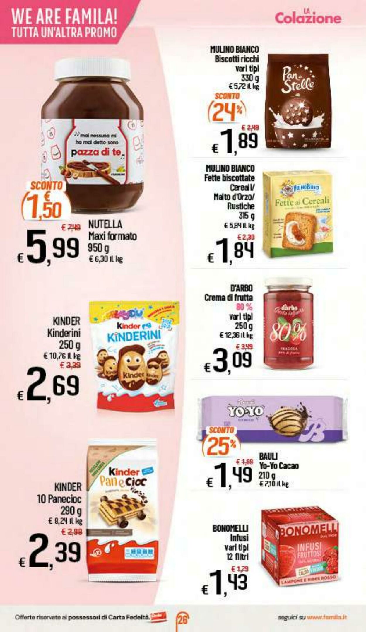 Volantino Famila 26.03.2026 - 04.04.2026
