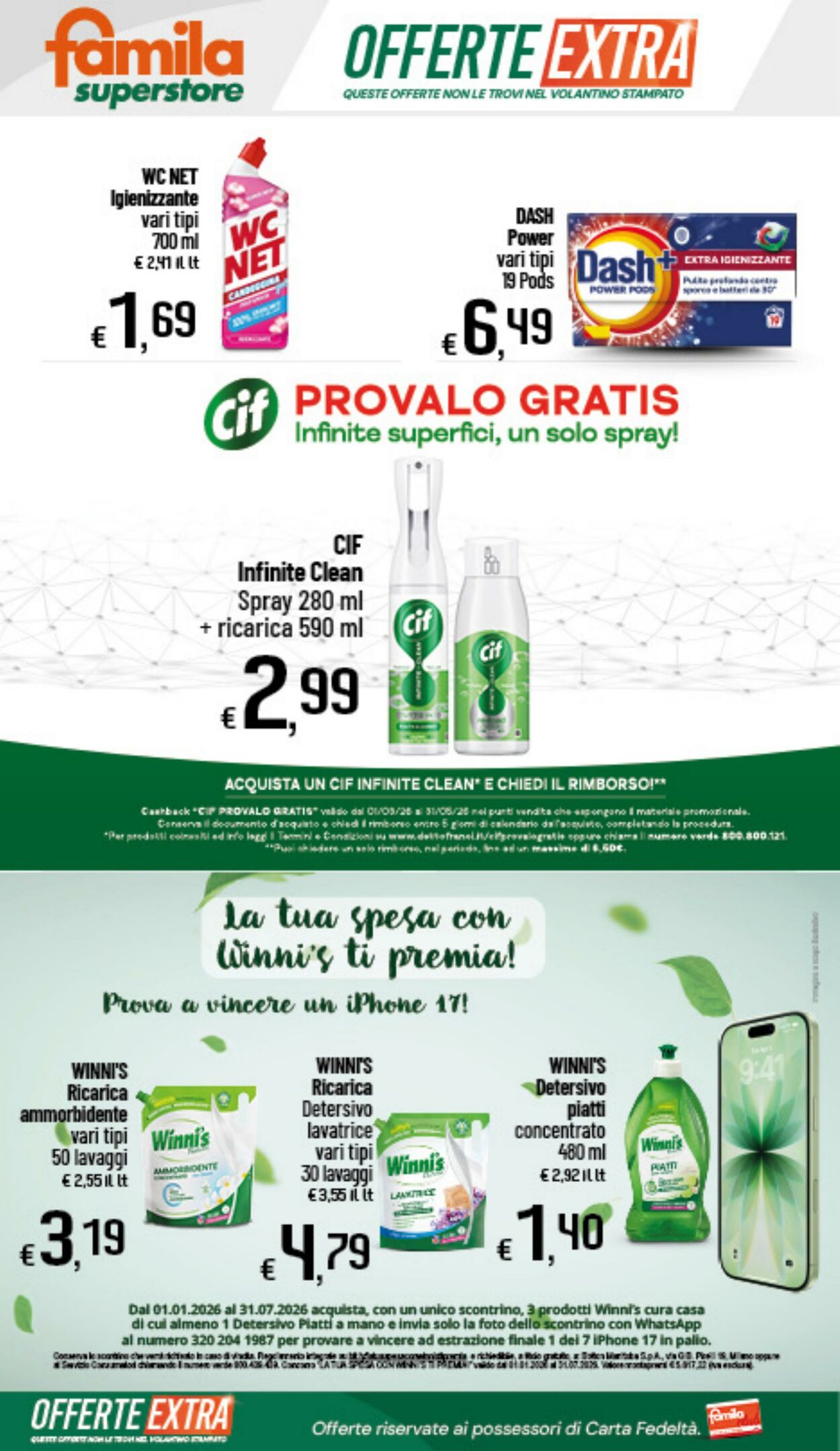 Volantino Famila 26.03.2026 - 04.04.2026