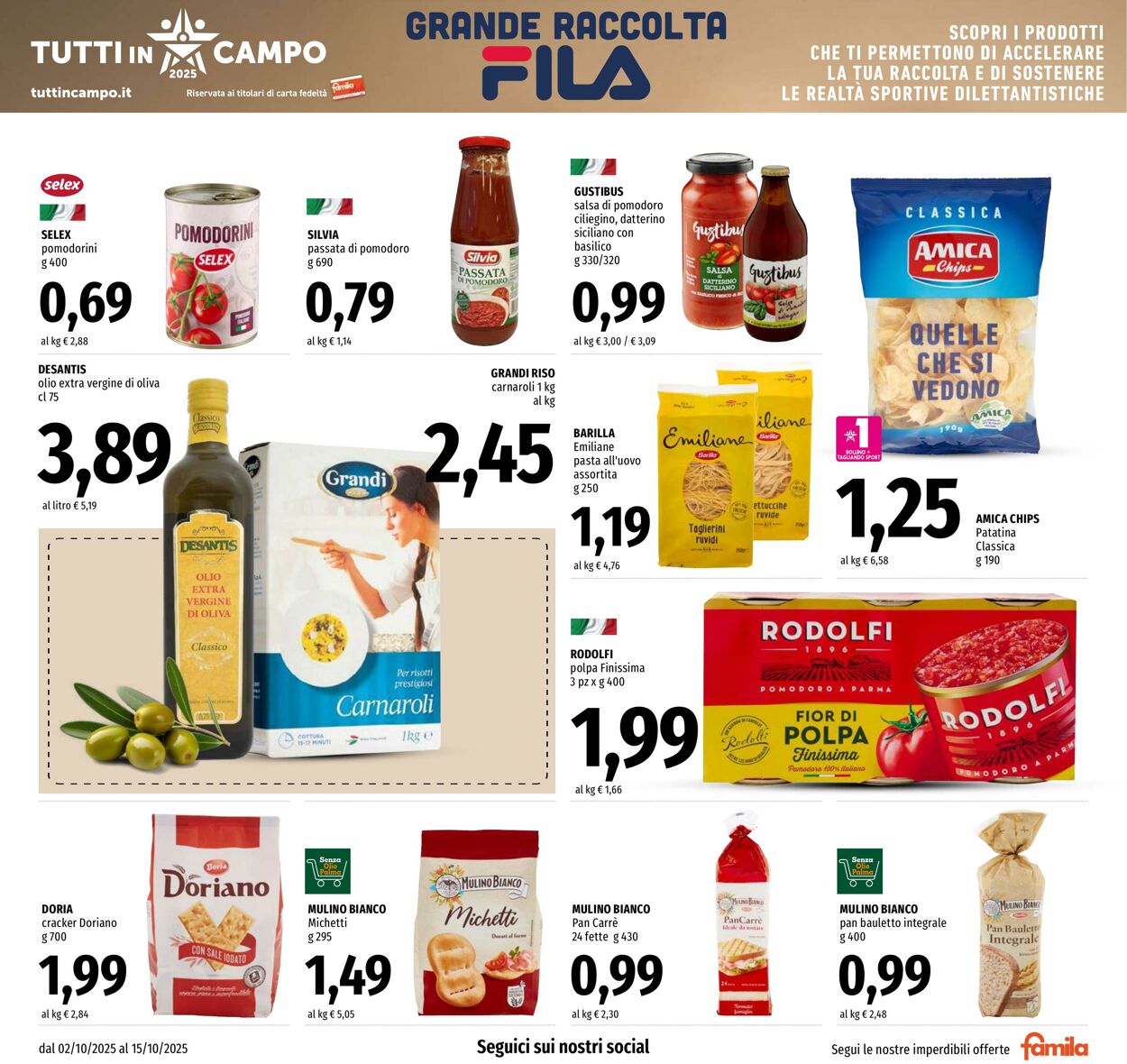 Volantino Famila 02.10.2025 - 15.10.2025