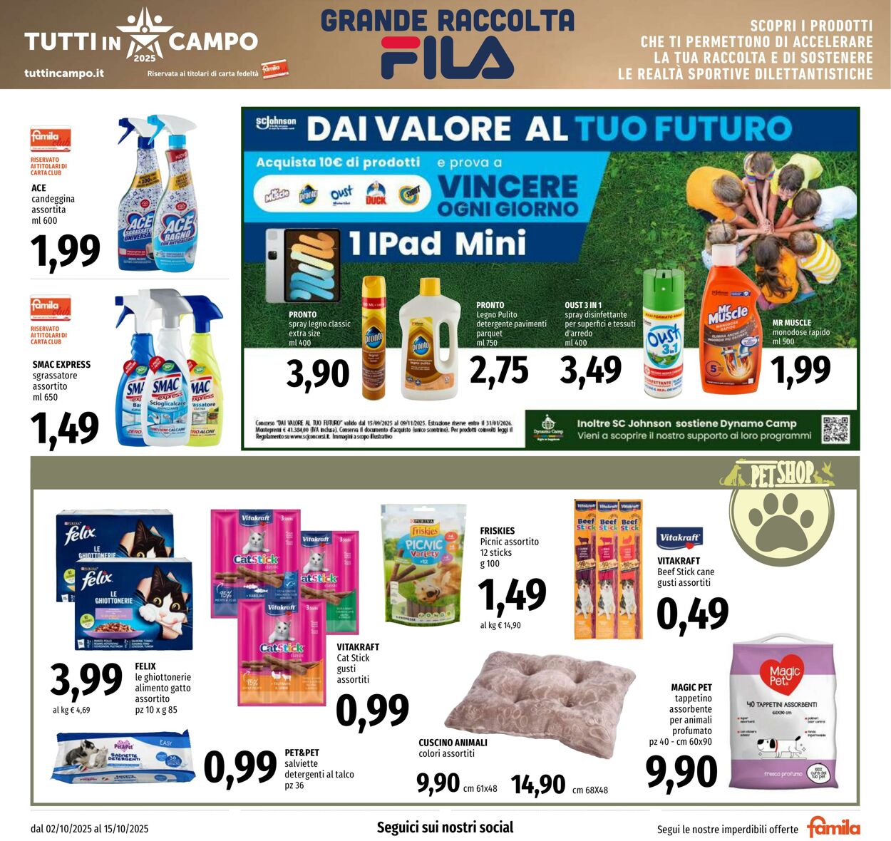 Volantino Famila 02.10.2025 - 15.10.2025