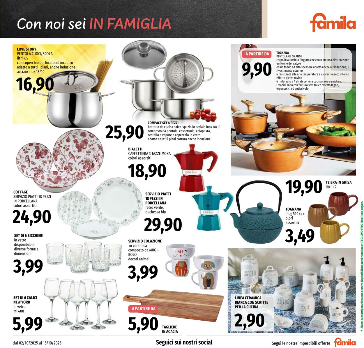 Volantino Famila 02.10.2025 - 15.10.2025