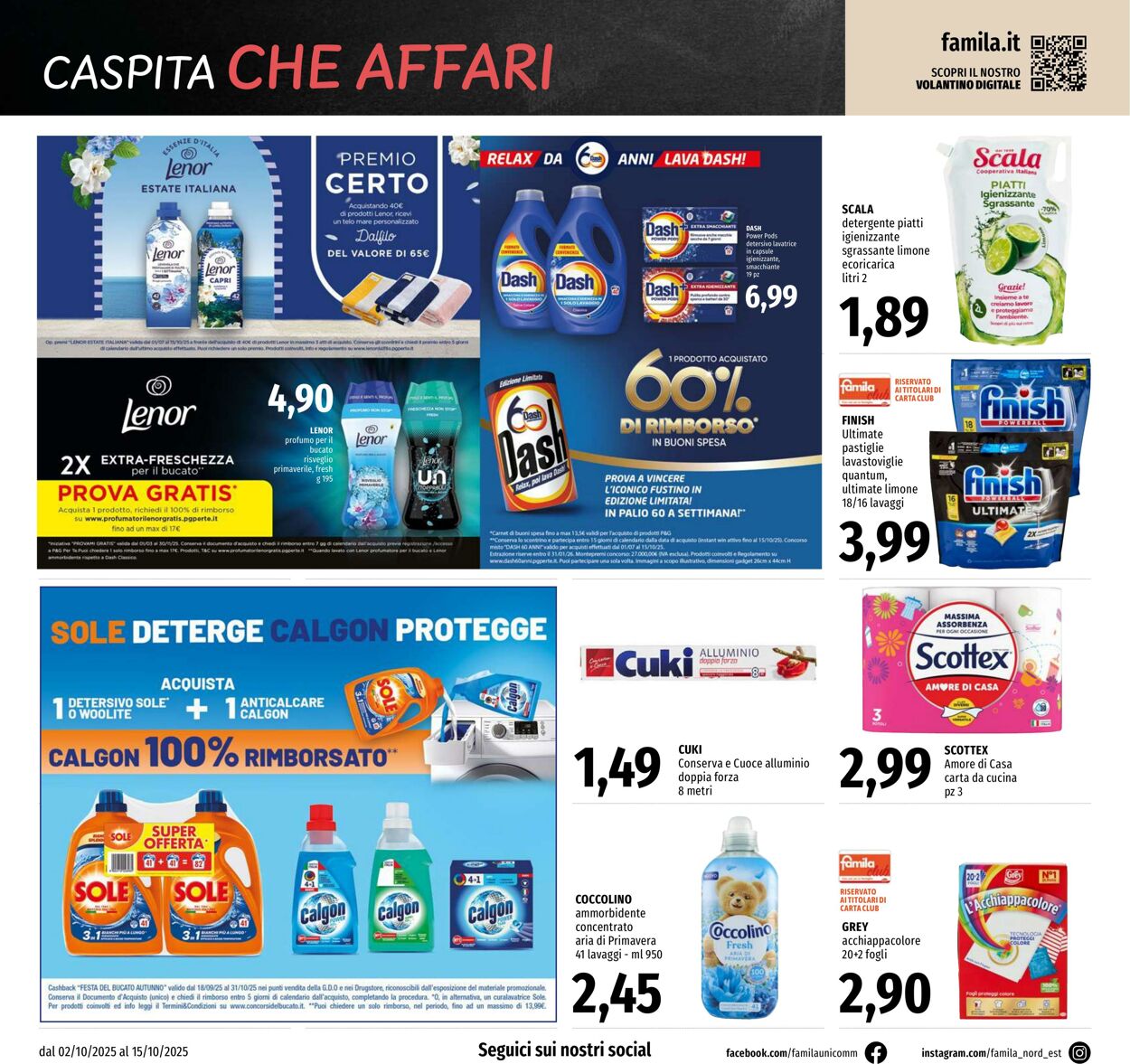 Volantino Famila 02.10.2025 - 15.10.2025