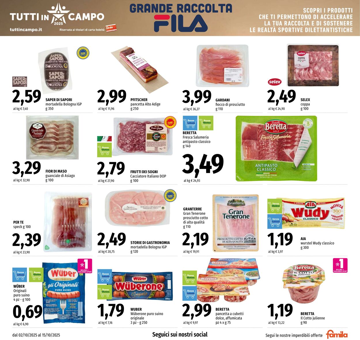 Volantino Famila 02.10.2025 - 15.10.2025