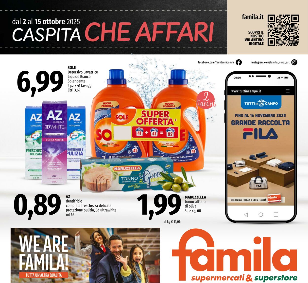 Volantino Famila 02.10.2025 - 15.10.2025