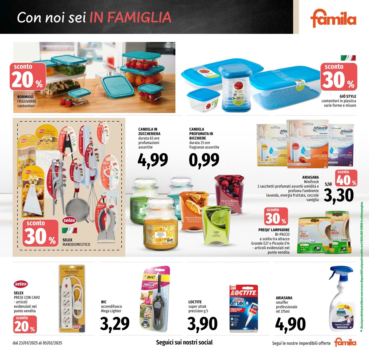 Volantino Famila 23.01.2025 - 05.02.2025