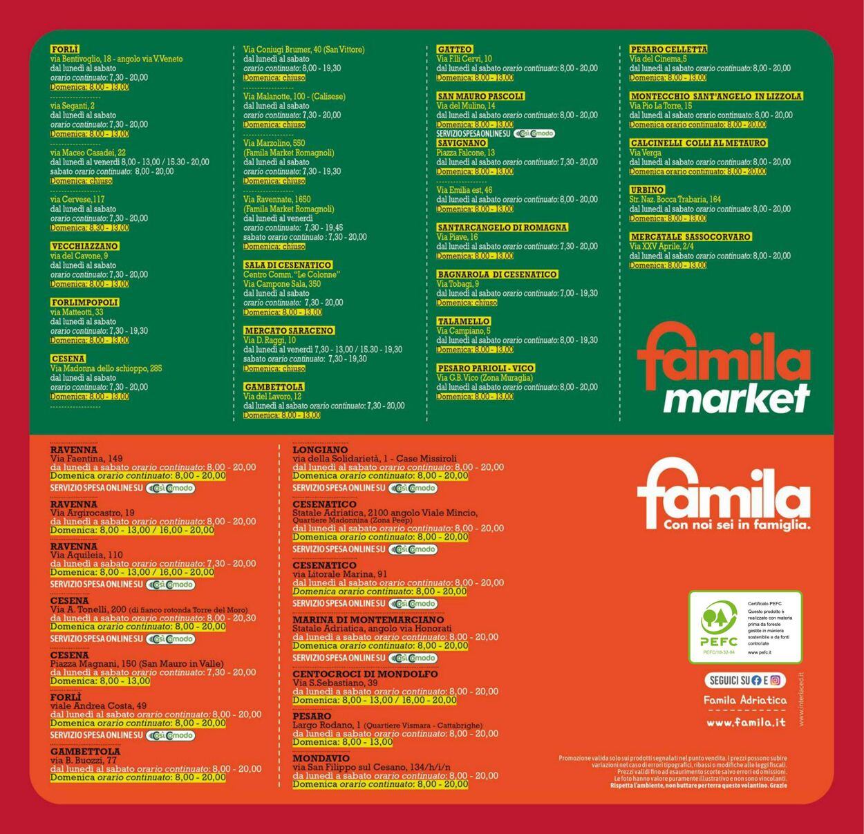 Volantino Famila 09.10.2025 - 25.02.2026