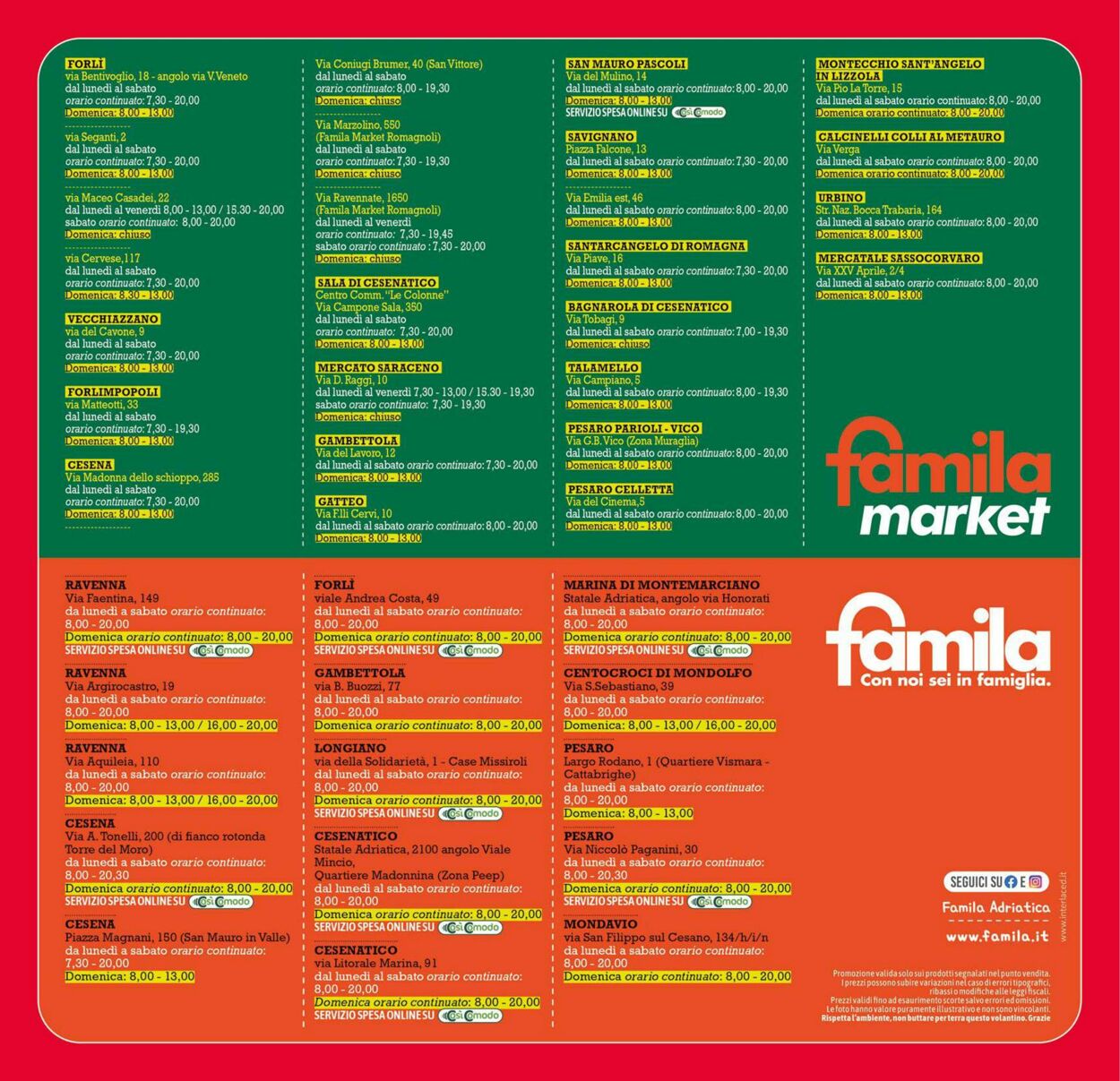 Volantino Famila 26.02.2026 - 24.06.2026