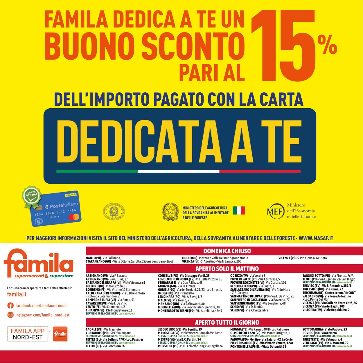 Volantino Famila 01.09.2024 - 31.12.2024