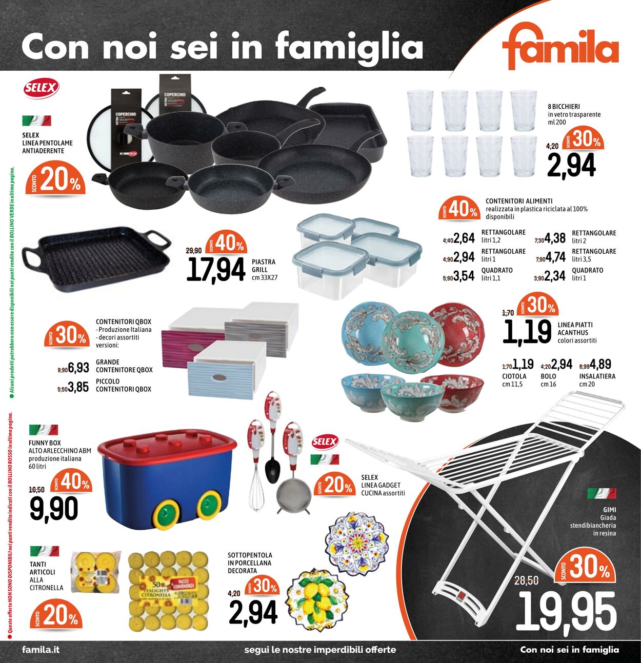 Volantino Famila 04.08.2022 - 17.08.2022