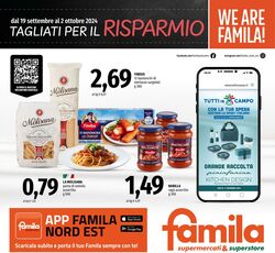 Volantino Famila 19.09.2024 - 28.09.2024