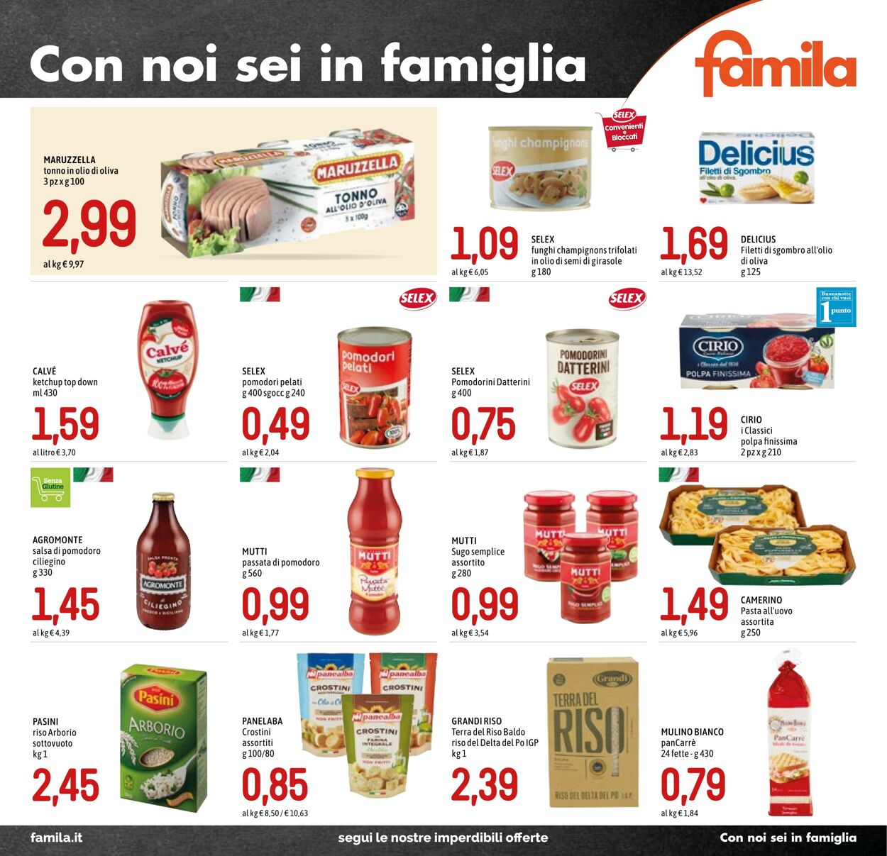 Volantino Famila 15.12.2022 - 28.12.2022